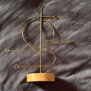 Anthropologie Gold Jewelry Organizer